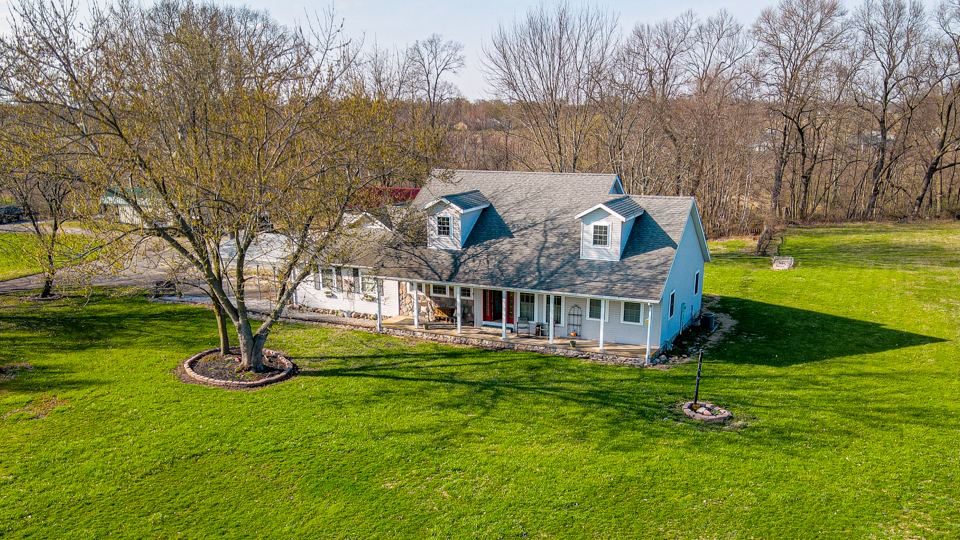 Real estate Drone and house walkthrough